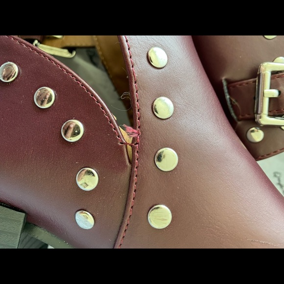 Wasco-25x by Qupid - size 6 (US) - burgundy pu - Picture 6 of 10
